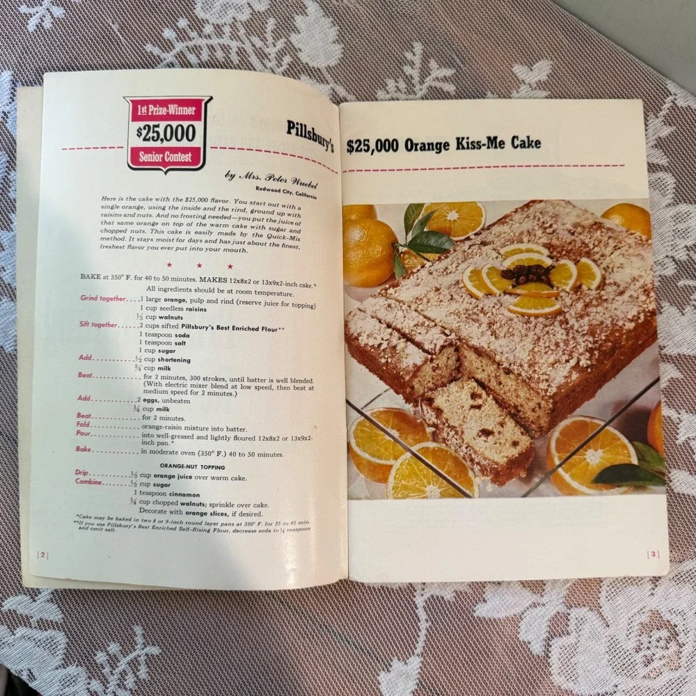 Pillsbury 2nd Grand National 100 Prize-Winning Recipes 1951 1st Ed Cookbook Good